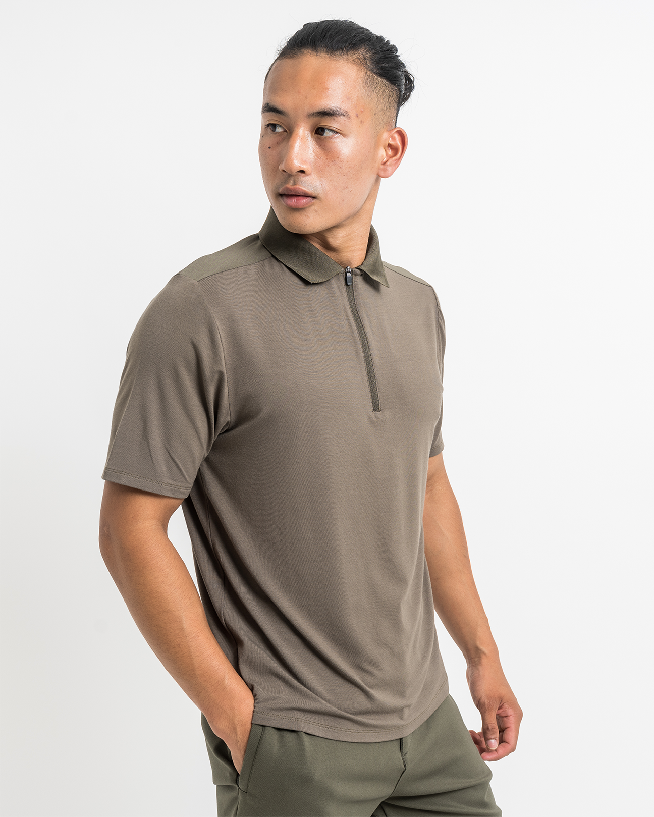 Tech Polo - Olive