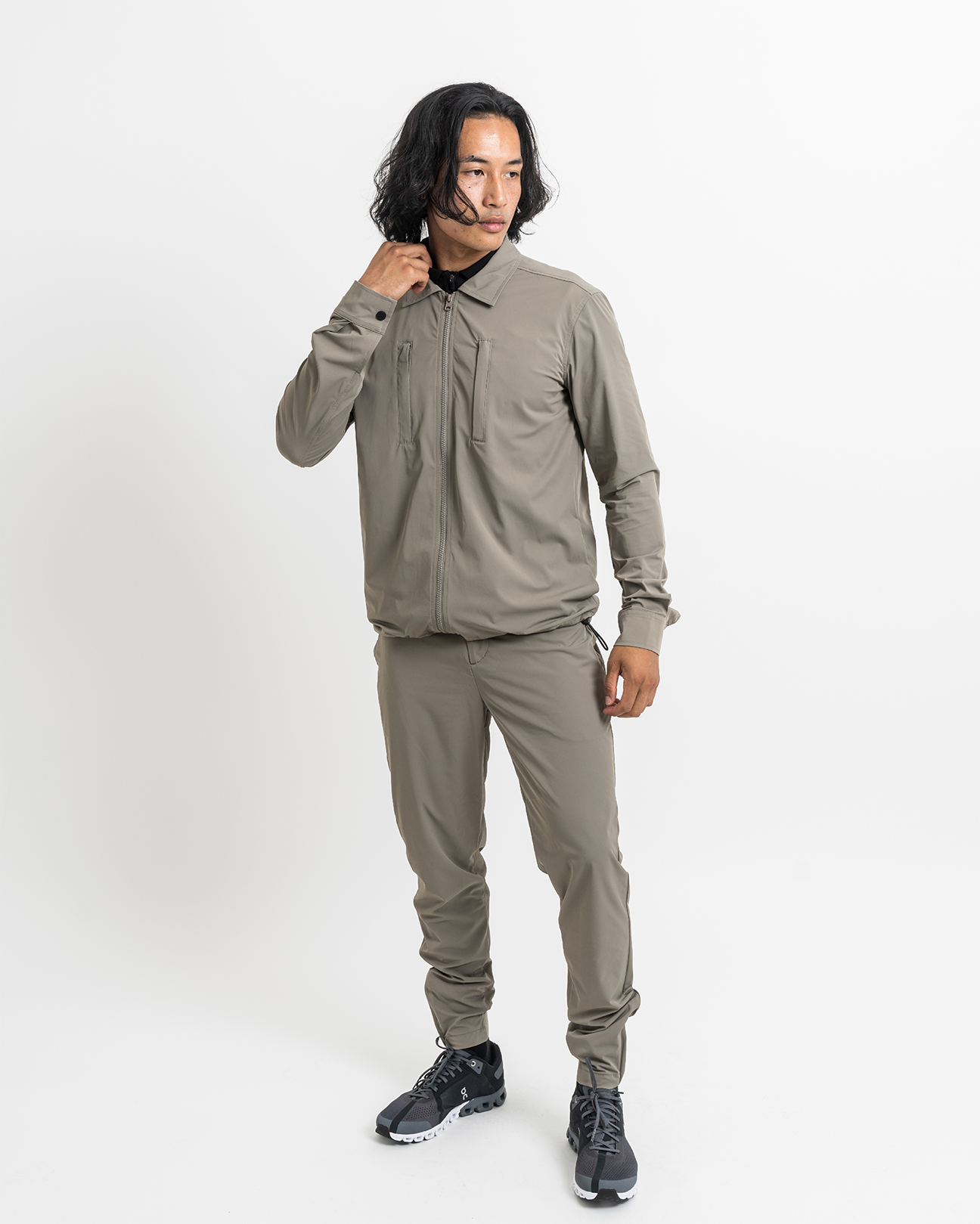 Flight Jacket - Grey Olive